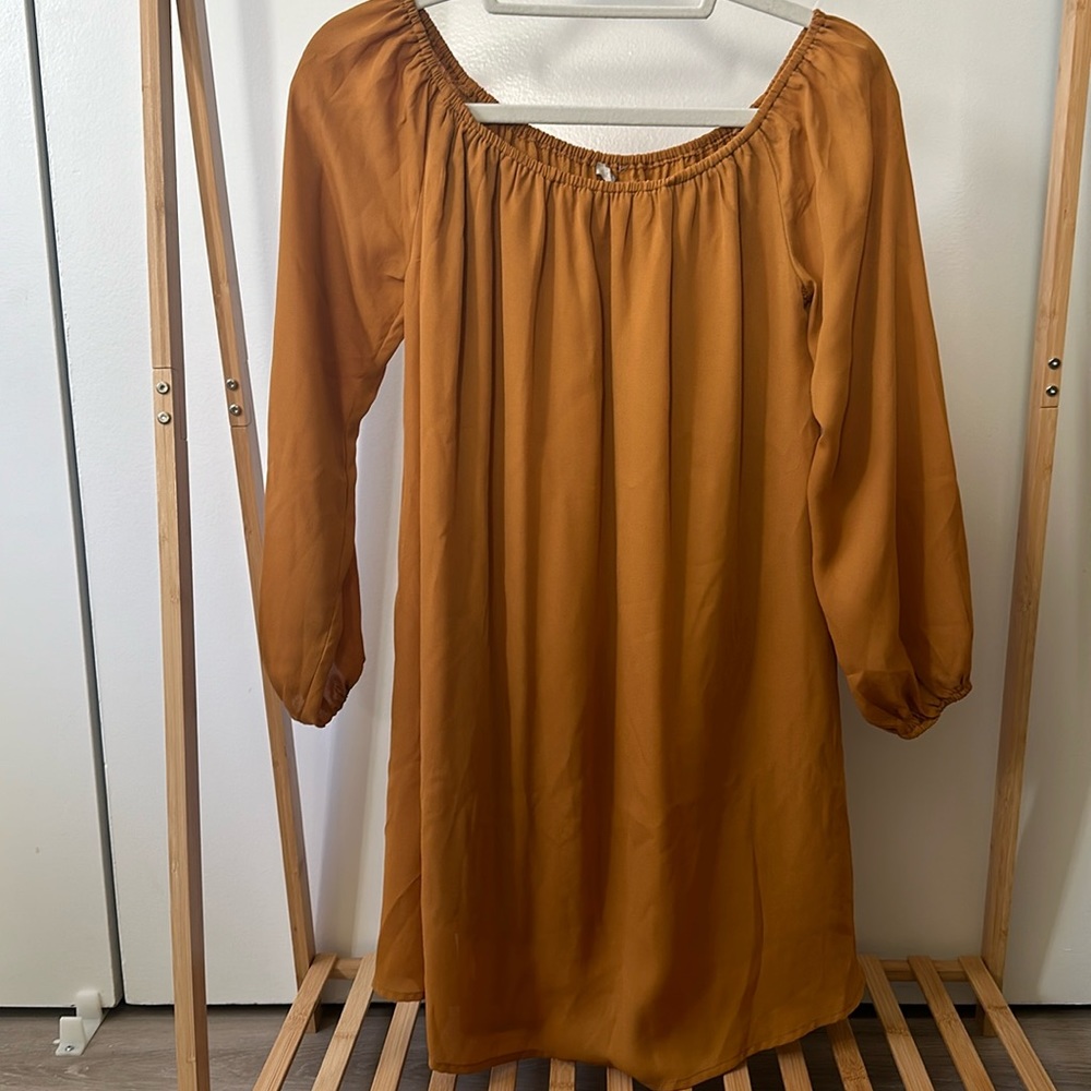 Off the shoulder dress